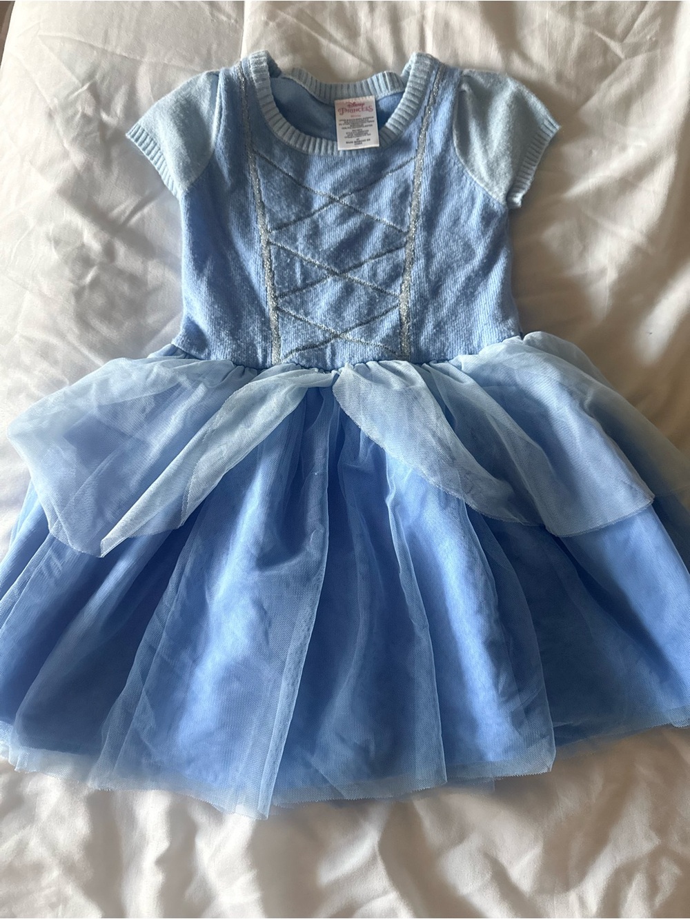 Disney Light Blue Princess Tulle Dress Costume